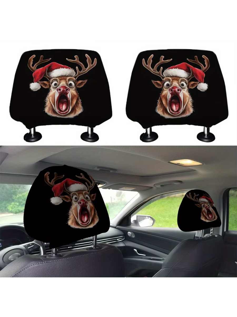 Kerstthema hoofdsteunhoezen, z - Seat Cleaner Fabric recensie en prijs